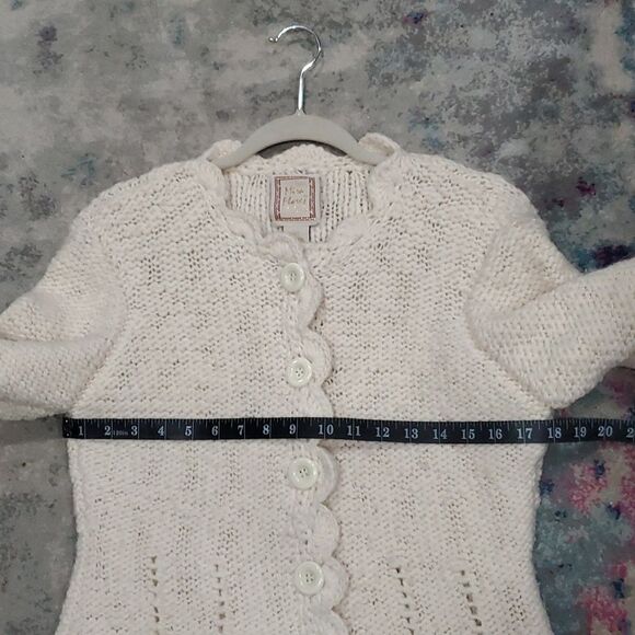 Mira Flores 100% Wool Cream Sweater Made in Peru Size M - Picture 11 of 13